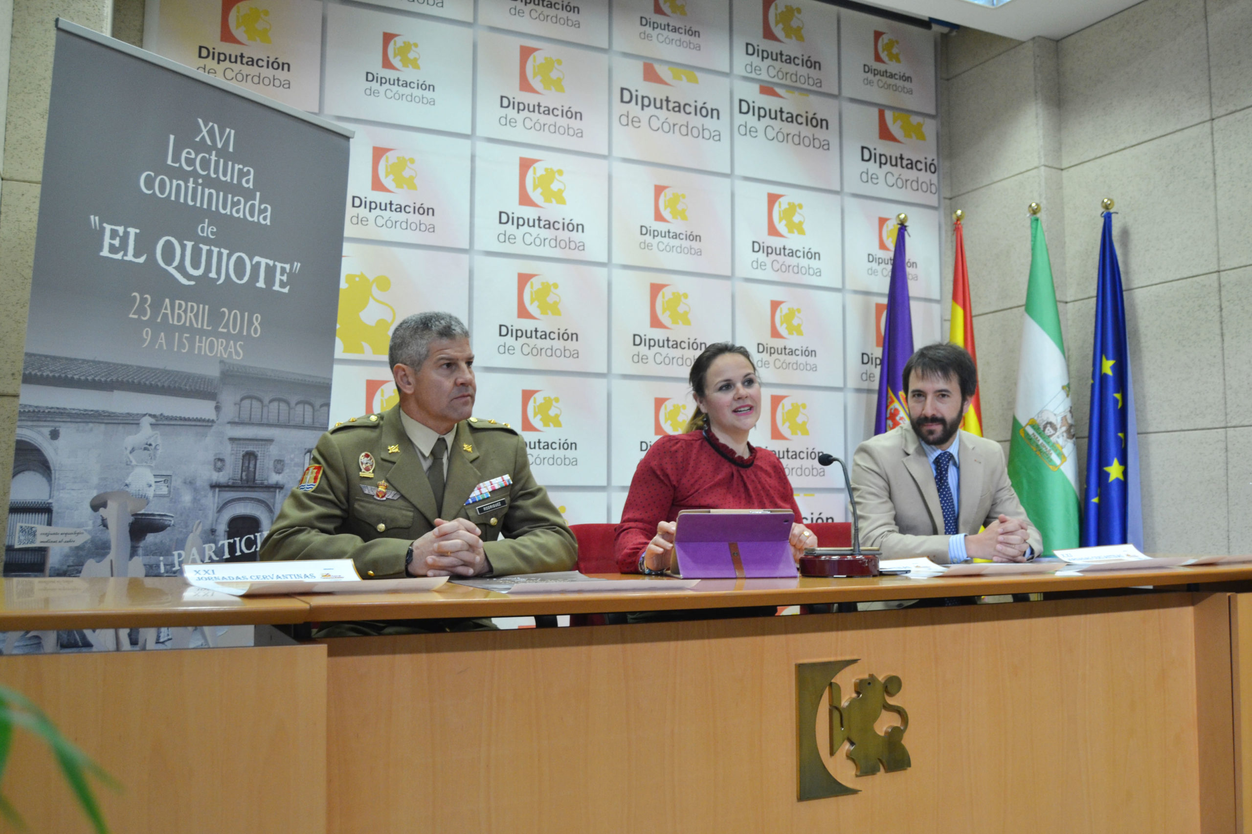Córdoba celebra el Día del Libro con una nueva edición de la lectura continuada de El Quijote.