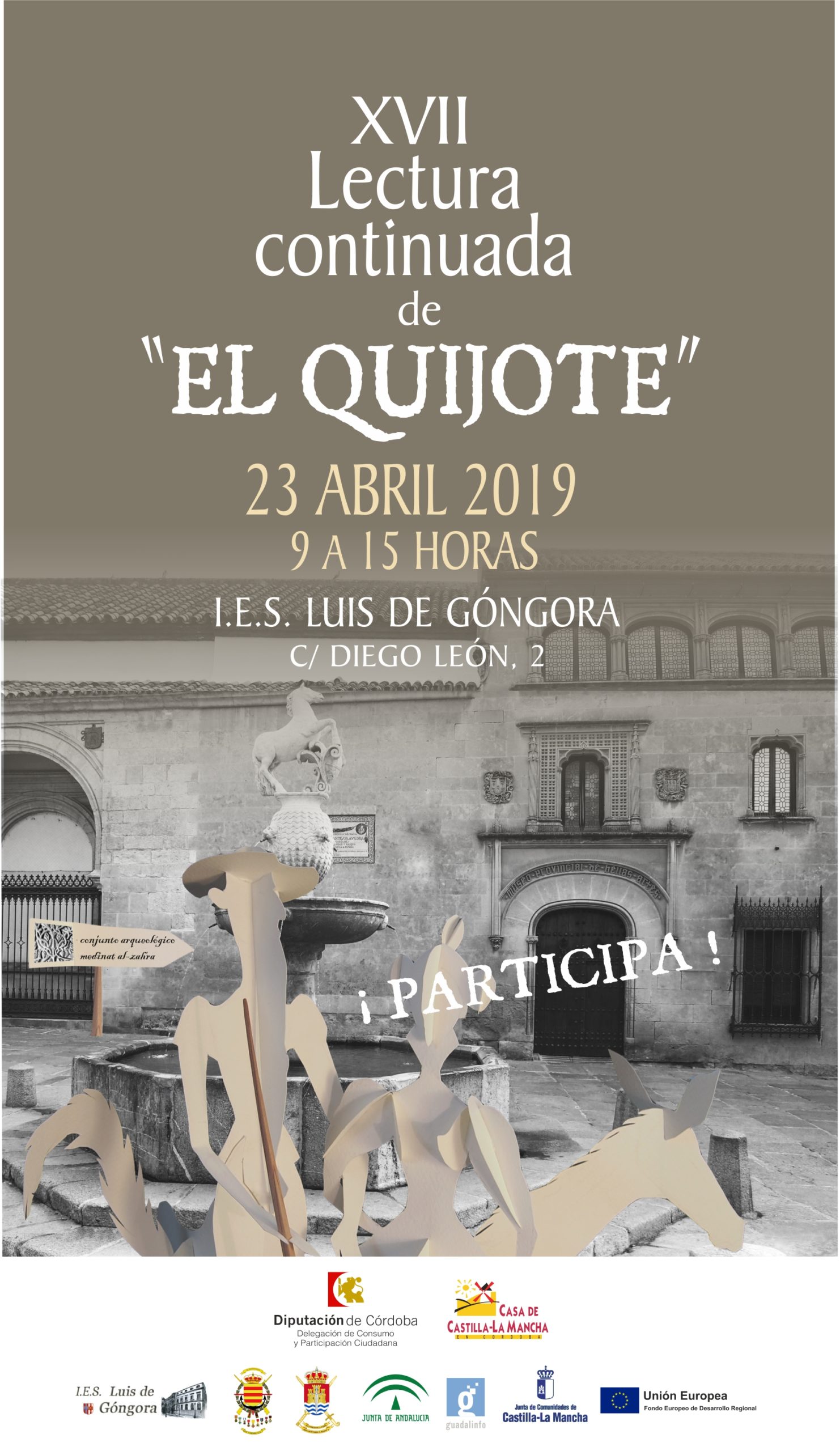 XVII Lectura Continuada de El Quijote.