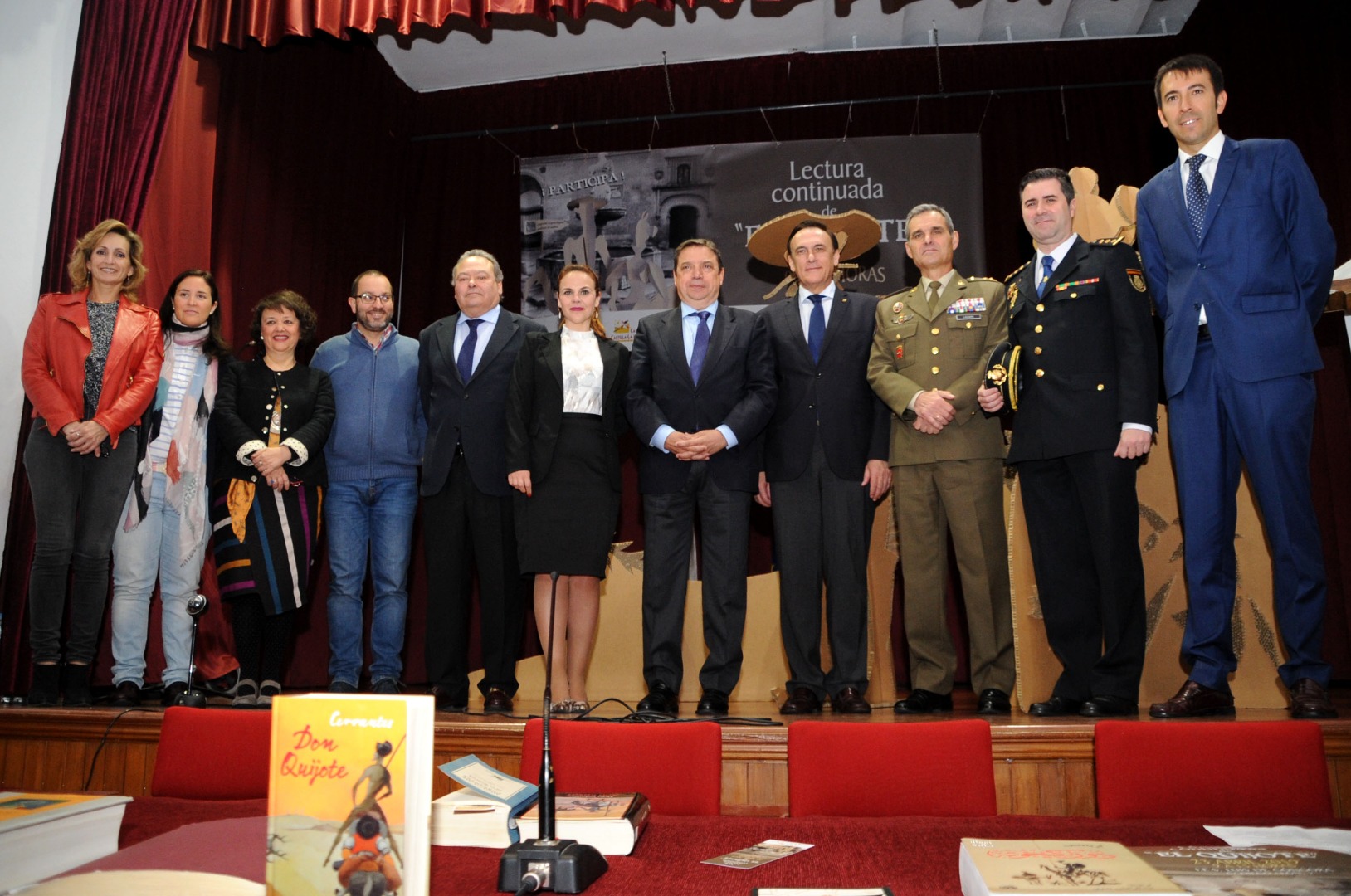 La Diputación celebra el Día del Libro con la tradicional lectura continuada de El Quijote
