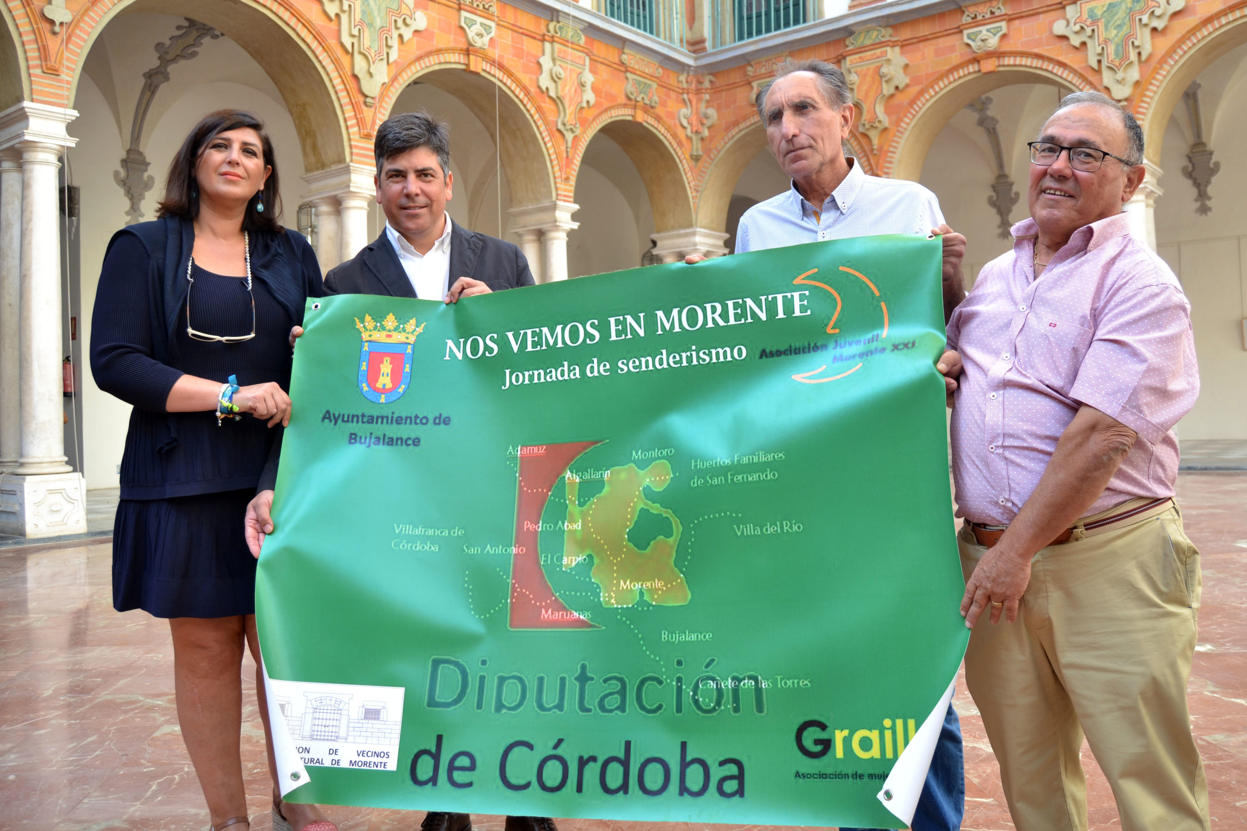 La XII Jornada de senderismo ‘Nos vemos en Morente’ vuelve a congregar a unos 450 senderistas de municipios del Alto Guadalquivir.